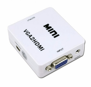 Adaptador Conversor Vga Para Hdmi Com Som Áudio Vga-hdmi