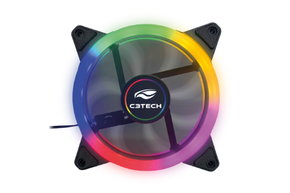 COOLER FAN P/GABINETE 120X120X25MM C/LED F7L130M