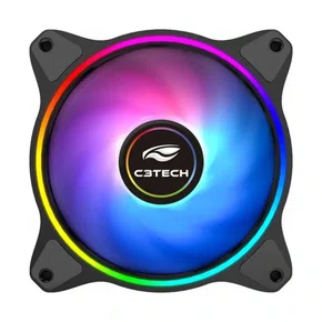 Cooler P/Gabinete 120x120x25mm Storm F7-L200RG C/LED RGB