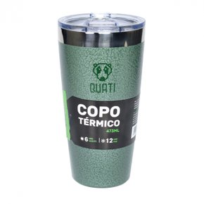 Copo Térmico Com Tampa 473ML Verde V2 CV2ST473ML - Quati