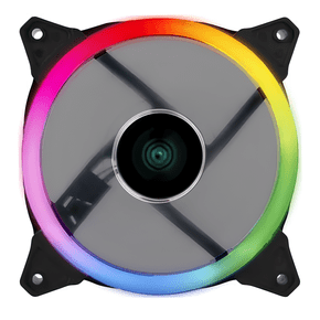 FAN/COOLER GAMER P/GABINETE V.RING 5.0 FULL HALO 120MM LED FIXO 5 CORES VRINGFHFX5