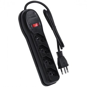 Filtro de linha 4 Tomadas PP 0,75mm Com Fusível e Chave - 36216 -  Vinik