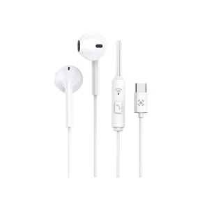 Fone de Ouvido Auricular Tipo-C 1,2m Fortrek EB210 Branco