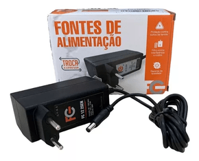 FONTE MULTIUSO 12V 2,5A PLUG P4 BIVOLT FC1225EN