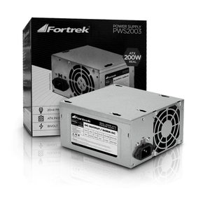 Fonte De Alimentação Fortrek Pws2003, 200W, ATX, 20+4P,Bivolt