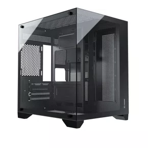 GABINETE GAMER CLARITY LATERAL VIDRO PRETO