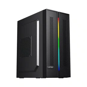 Gabinete Gamer Vinik SG26 Preto C/LED RGB SG26ACBK