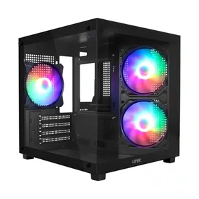 Gabinete Gamer Vidro Temperado c/3 Fans G-Cube Preto GGGCVBK