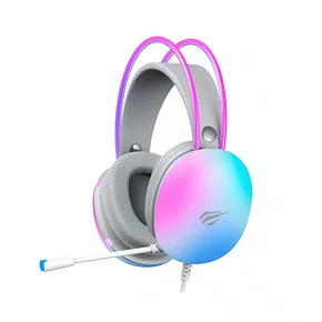 Headset Gamer H2037D P3 2,1m Branco com Iluminação RGB