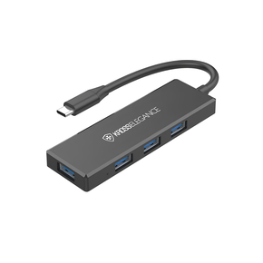 Hub Kross Elegance Premium USB-C, 4 Portas USB 3.0 - KE-UC4163