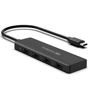 HUB USB TIPO C 2.0 4 PORTAS USB HUC230BK PRETO