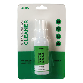 KIT SPRAY LIMPA TELAS 60ML + FLANELA VK CLEANER VKKIT60