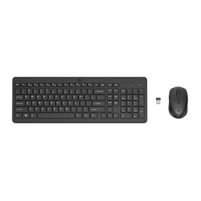 Kit Teclado e Mouse Sem Fio HP 330 2V9E6AA#AC4 Preto