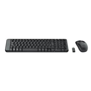 Kit Teclado e Mouse Sem Fio MK220 Wireless Receptor USB ABNNT2 - Logitech