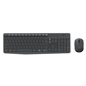 Kit Teclado e Mouse Sem Fio MK235 Com Conexão USB Pilhas Inclusas e Layout ABNT2 - Logitech