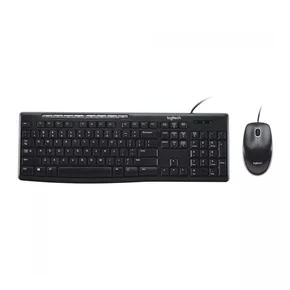 Kit Teclado e Mouse USB Logitech MK200 Preto