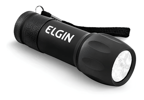 Lanterna LED Mini de Bolso, Preta, com 3 Pilhas AAA – Compacta, Leve e Potente