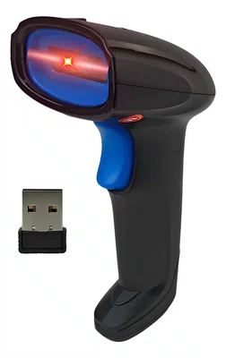 Leitor de Código de Barras Sem Fio 2.4GHz USB LCB-S600-Preto