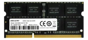 MEMORIA P/NOTEBOOK 8GB DDR3 1600MHZ 1.35V HSC308S16Z1