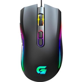 Mouse Gamer Black Hawk RGB 7200DPI 6 Botões - Fortrek