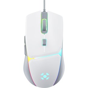 MOUSE GAMER USB 12800DPI CRUSADER BRANCO RGB
