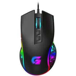 Mouse Gamer Vickers New Edition 7 botões 8000 Dpi RGB Preto - Fortrek