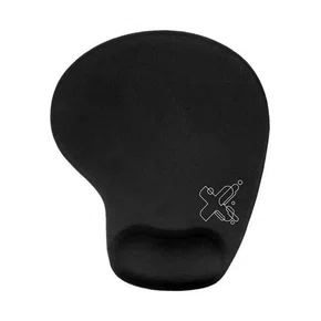 Mouse Pad com Apoio em Gel 28,5 x 23 cm Maxprint Preto 60000097