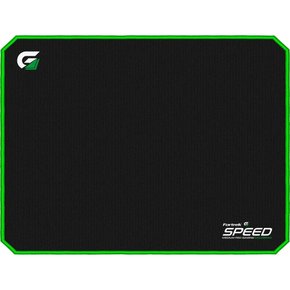 Mouse Pad Gamer 320x240mm Speed MPG101 Preto / Verde - Fortrek