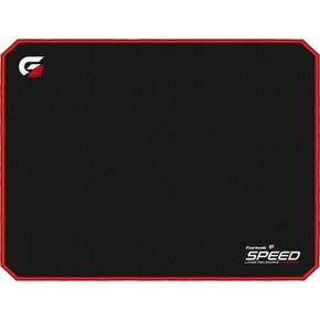 Mouse Pad Gamer 350x440mm Speed MPG102 Preto / Vermelho FORTREK