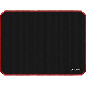 Mouse Pad Gamer Fortrek Speed MPG101: Preto/vermelho, 320x240x3mm