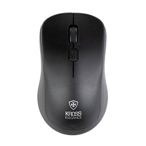 Mouse USB Optico Sem Fio 1600DPI KE-M208 Preto Com Pilha - Kross Elegance
