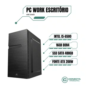 PC Work Intel i5-6500, H110, 16GB DDR4, SSD 480GB, ATX 200W