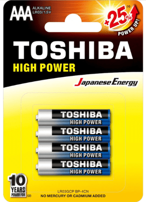 PILHA ALCALINA PALITO AAA 1,5V LR03GCP C/4