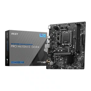 Placa Mãe MSI PRO H610M-S, Intel LGA1700, mATX, DDR4, Hdmi