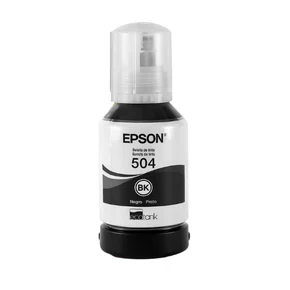 Refil de Tinta Epson T504 Preto 127ml T504122-BR