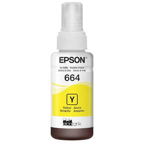 Refil Tinta Original Epson 664 Amarelo 70ml - T664420