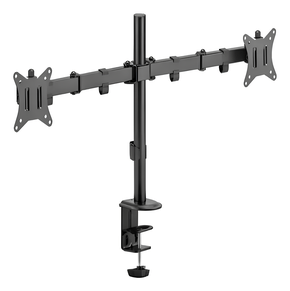 SUPORTE P/MONITOR BRACO ARTICULADO DUPLO 17"-32" FK445S PRETO
