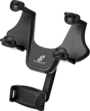 Suporte para Celular XC-SP-23, Fixação no Retrovisor, Ajuste 270°, Universal – Preto