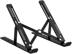 Suporte Portátil para Notebook Kross Elegance KE-SNPL02, 6 Níveis de Regulagem - Preto