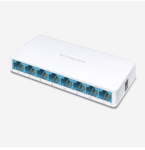 SWITCH 8 PORTAS 10/100MBPS BIVOLT MS-108 BRANCO
