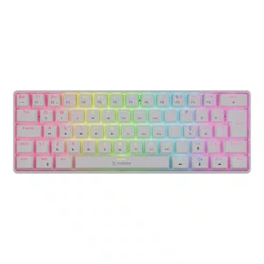 TECLADO GAMER MECANICO WIRELESS GRAVITY 65 AIR BRANCO