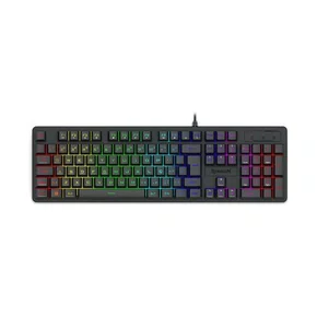 TECLADO GAMER USB MEMBRANA NETHERBANE K521-R PRETO