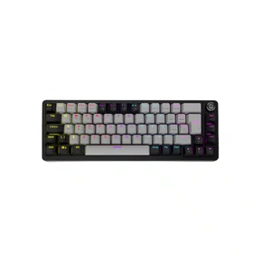Teclado Mecânico 65% PCYES Mecka Black Vulcan Switch Red LED Rainbow TPMKBVRD