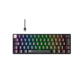 Teclado Mecânico Gamer Havit KBL11L RGB Preto