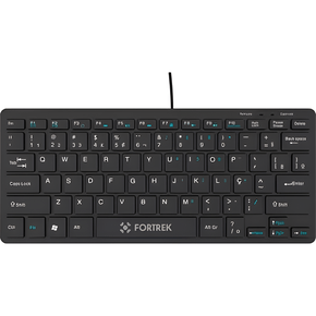 TECLADO USB ABNT2 MINI OFFICE K13 PRETO