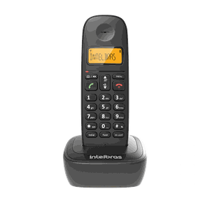 Telefone Sem Fio Identificador de Chamadas 6.0 TS 2510 BIV Preto - Intelbras
