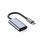 Adaptador USB Tipo-C P/HDMI Fêmea 4K Paralelo Cinza