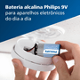 Bateria Alcalina Philips 6LR61 9V - 6LR61P1B/59, 1 Unidade