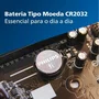 Bateria para Placa Mãe 3V Philips CR2032 Lithium Unidade