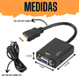 CABO CONVERSOR HDMI M X VGA FP2 ADP-HDMIVGA20BK